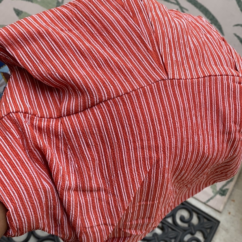 rust and cream striped Jumpsuit - Picture 5 of 5